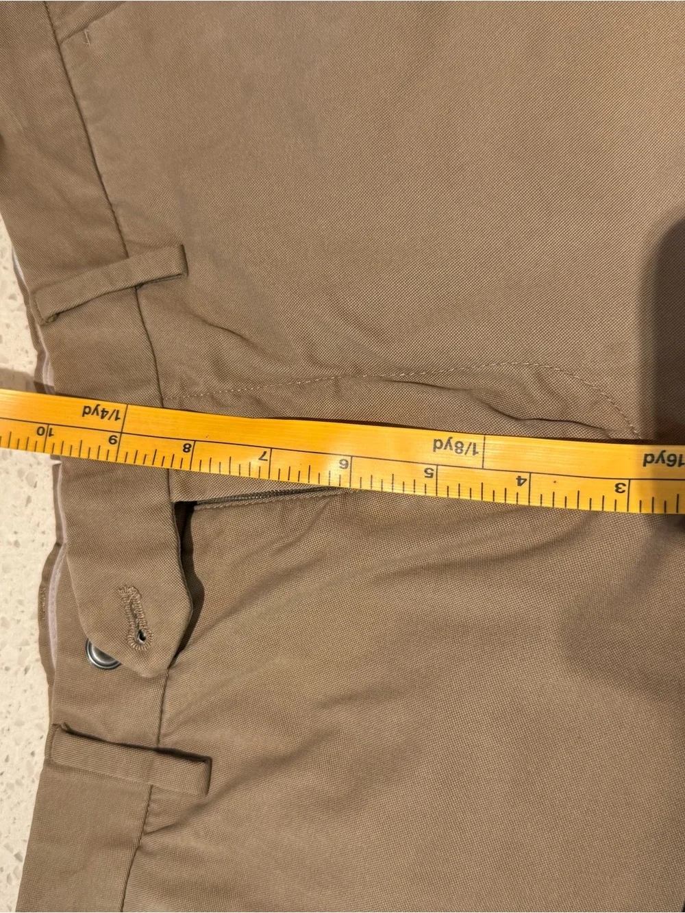 NNO7 Men's Slim Chino Pants in Brown